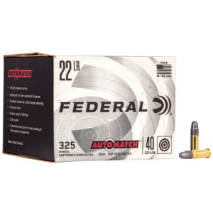 Federal 22LR ammo 40GR - 325RDS